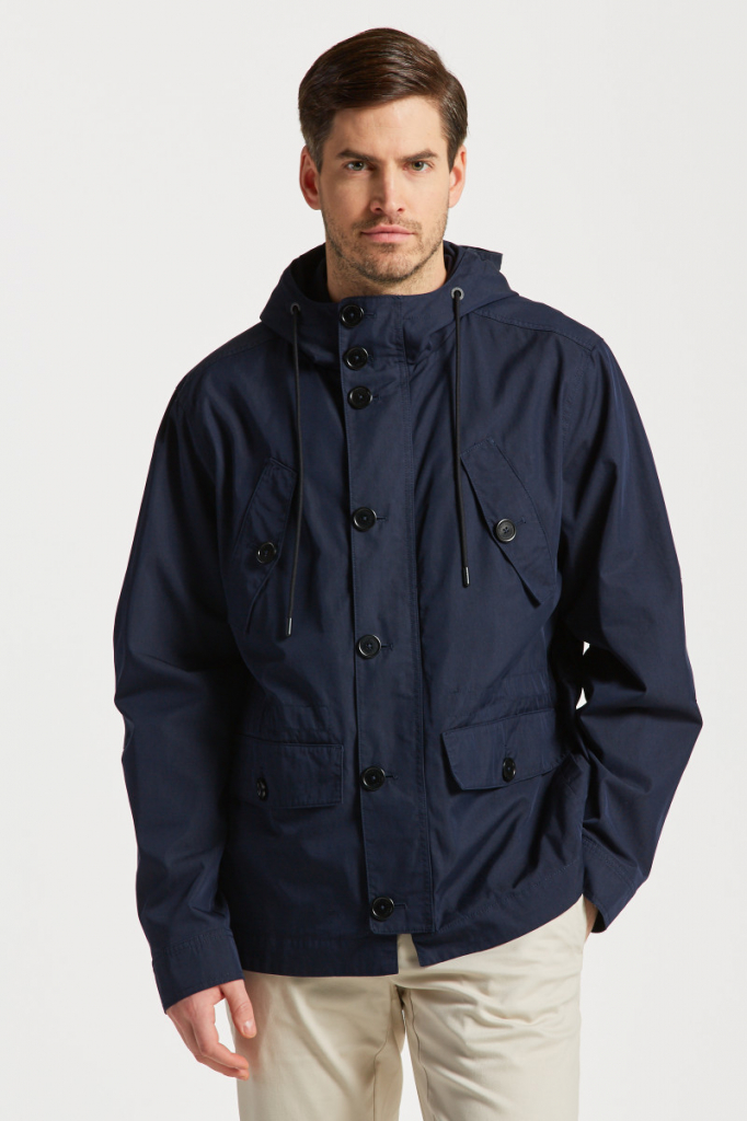 Gant Short Parka modrá