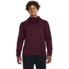 Pánská mikina Under Armour mikina Armour Fleece FZ Hoodie dark maroon