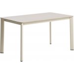 Kave Home stůl s keramickou deskou Anafi 80 x 140 cm Béžový – Hledejceny.cz