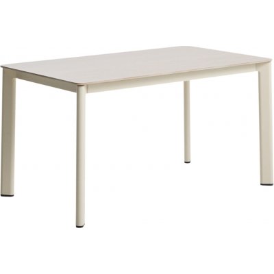 Kave Home stůl s keramickou deskou Anafi 80 x 140 cm Béžový – Hledejceny.cz