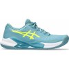 Dámské tenisové boty Asics Gel-Challenger 14 Indoor - gris blue/safety yellow