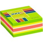 Samolepicí blok na poznámky STICKN 51 × 51 mm, neonově zelený mix, 250 listů, 21534 – Hledejceny.cz