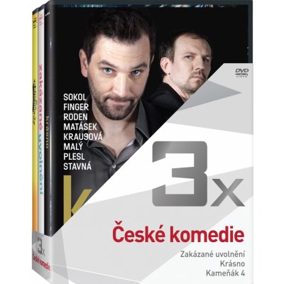 3x České komedie - kolekce DVD – Sleviste.cz