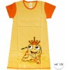 Dětské pyžamo a košilka Vienetta Secret noční košile Kiss me-3 žlutá