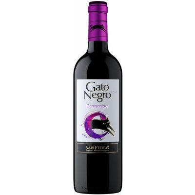 San Pedro Gato Negro Carmenere 13% 0,75 l (holá láhev) – Zboží Dáma