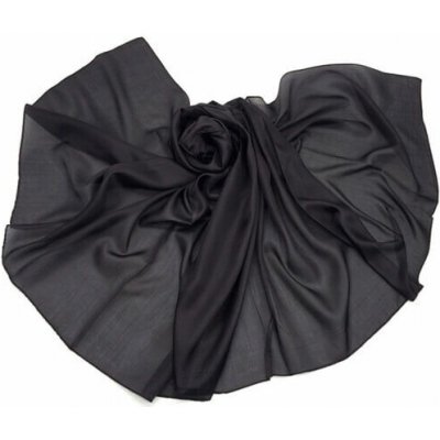 BoSETA S.r.l. Italy dámský černý hedvábný šála – Zboží Dáma