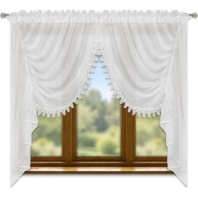 BytoTex Hotová voálová záclona LG11/4, 400x150 cm – Hledejceny.cz