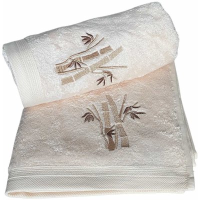 Praktik Osuška bambusová BOSTON New 70 x 140 cm smetanová – Hledejceny.cz