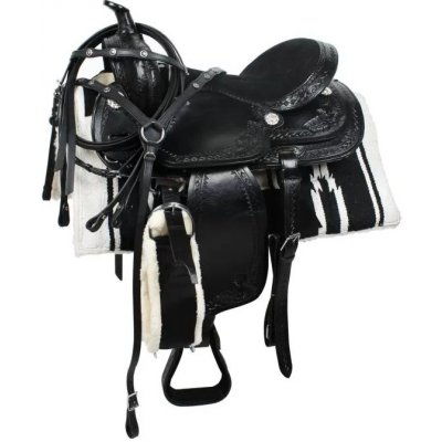 Amigo Saddle Western COMPLETE černe – Zboží Dáma