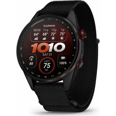 Garmin Approach S72 47 mm, Carbon Gray/Red 010-04148-02 – Hledejceny.cz