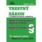 TRESTNÝ ZÁKON s komentárom a judikatúrou, zachytávajúci právny stav k 1. marcu 2014 VI. aktualizované a rozšírené vydanie – Hledejceny.cz