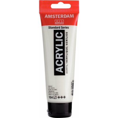 Amsterdam standard series akrylová barva zinc white 120 ml 1 ks – Zboží Dáma
