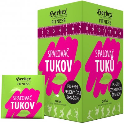 HERBEX Spalovač tuků čaj 20 x 1,5 g – Hledejceny.cz