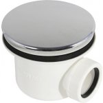 Alcadrain Plast Vaničkový sifón D90 chrom A49K – Sleviste.cz