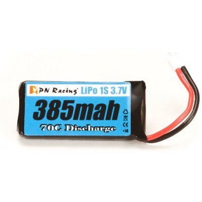 PN Racing LiPo 1S 3.7V 385mAh 70C Battery – Zboží Dáma