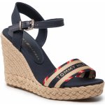 Tommy Hilfiger Corporate Webbing High Wedge FW0FW06295 tmavomodrá – Zbozi.Blesk.cz