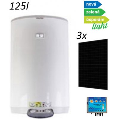 Logitex NZÚ LX ACDC M+K 125l s 3x FV panely 1.3 kWp – Zbozi.Blesk.cz