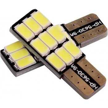 Rabel T10 W5W Canbus 9 smd 5630 bílá, boční