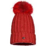 Goldbergh una beanie real raccoon fur dámská čepice red – Hledejceny.cz