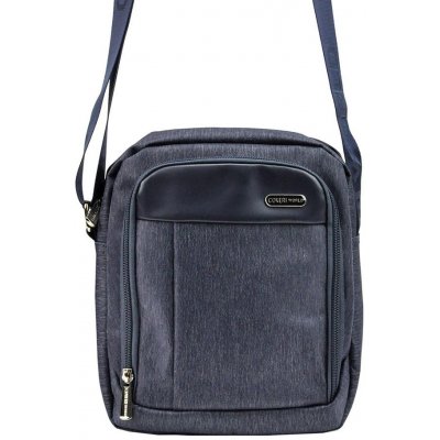 Coveri World modrá žíhaná středně velká Crossbody taška CW6259 – Sleviste.cz
