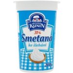 Mlékárna Kunín Smetana ke šlehání 31% 200 g – Sleviste.cz