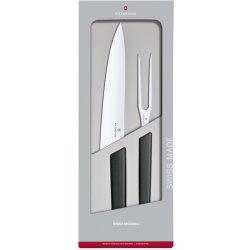 Victorinox Swiss Modern Sada nůž a vidlice černá 6.9093.21G