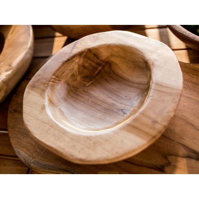 Mísa kulatá teaková, 40 cm – Sleviste.cz