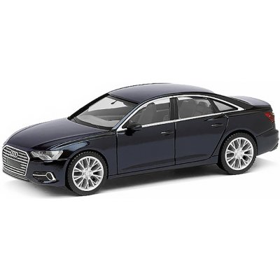 Herpa Audi A6 Avant tmavě metalíza modrá 1:87