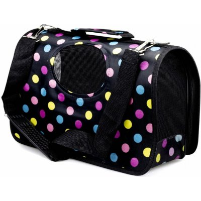 animALL Taška Black with white paws S 34 x 18 x 24 cm – Sleviste.cz