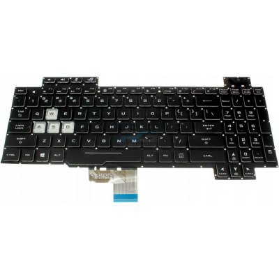 Klávesnice Asus ROG Strix Scar II GL704GM GL704GV GL704GW / RGB – Zboží Živě