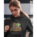 Dámská mikina Mistr Yoda a Groot černá Canvas – Hledejceny.cz