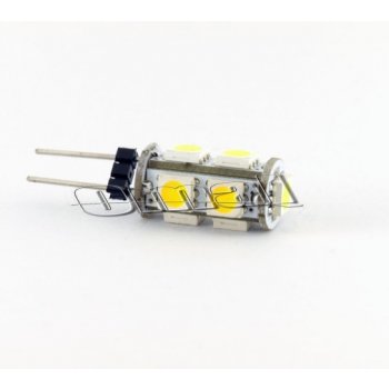 Power sLED LED žárovka 2W 12V G4 DC SMD 5050 Halogen studená bílá