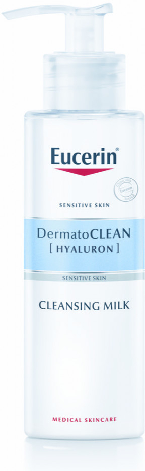 Eucerin DermatoClean čistící pleťové mléko pro citlivou suchou pleť 200 ml  od 210 Kč - Heureka.cz