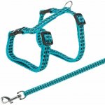 Trixie Postroj s vodítkem pro kočku jednobarevný 22 - 42 cm 10 mm 1.25 m – HobbyKompas.cz