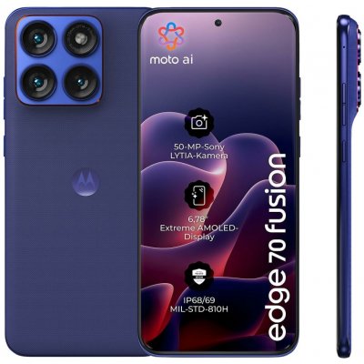 Motorola Edge 70 Fusion 8GB/256GB PANTONE Orient Blue – Hledejceny.cz
