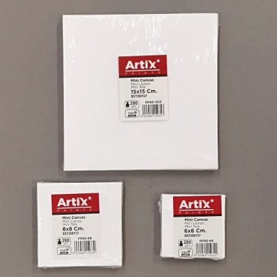 Artix Paints malířské plátno 8 x 8 cm bílé – Sleviste.cz