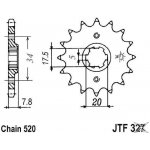 JT Sprockets JTF 327-13 – Zbozi.Blesk.cz