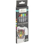 Creative Craft Group fixy na textil oboustranné sada 6 ks – Zboží Dáma