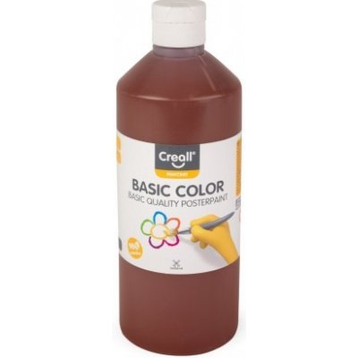 Creall Basic Tempera hnědá 500 ml