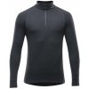 Pánský rolák Devold DUO ACTIVE MAN ZIP NECK BLK