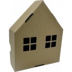 Krabička domeček 14,3x17x5 cm přírodní – Zboží Mobilmania