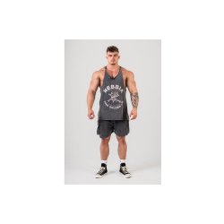 Nebbia Washed muscle back stringer Golden age černé