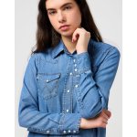 Wrangler dámská odlehčená džínová košile 112351915 modrá – Zbozi.Blesk.cz