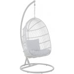 J-line Oval Bílé závěsné křeslo – Hledejceny.cz