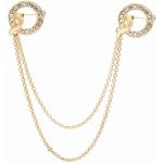 Biju Brož dvojitá s řetízkem zlatá 2042 9002042 – Sleviste.cz