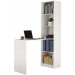 DobreSny Psací stůl Atla s regálem bílý – Zbozi.Blesk.cz