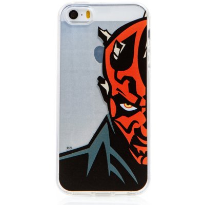 Pouzdro AppleMix STAR WARS Apple iPhone 5 / 5S / SE - Darth Maul - gumové - čiré – Zbozi.Blesk.cz