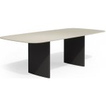 Tribu Jídelní stůl Lucca, obdélníkový 240x110x75,6 cm, rám hliník clay, deska keramika dekor sabbia – Hledejceny.cz