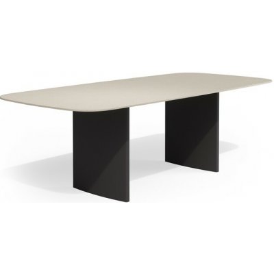 Tribu Jídelní stůl Lucca, obdélníkový 240x110x75,6 cm, rám hliník clay, deska keramika dekor sabbia – Hledejceny.cz