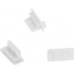 Záslepka pro konektor USB, barva bílá - 10 ks balení – Zboží Mobilmania